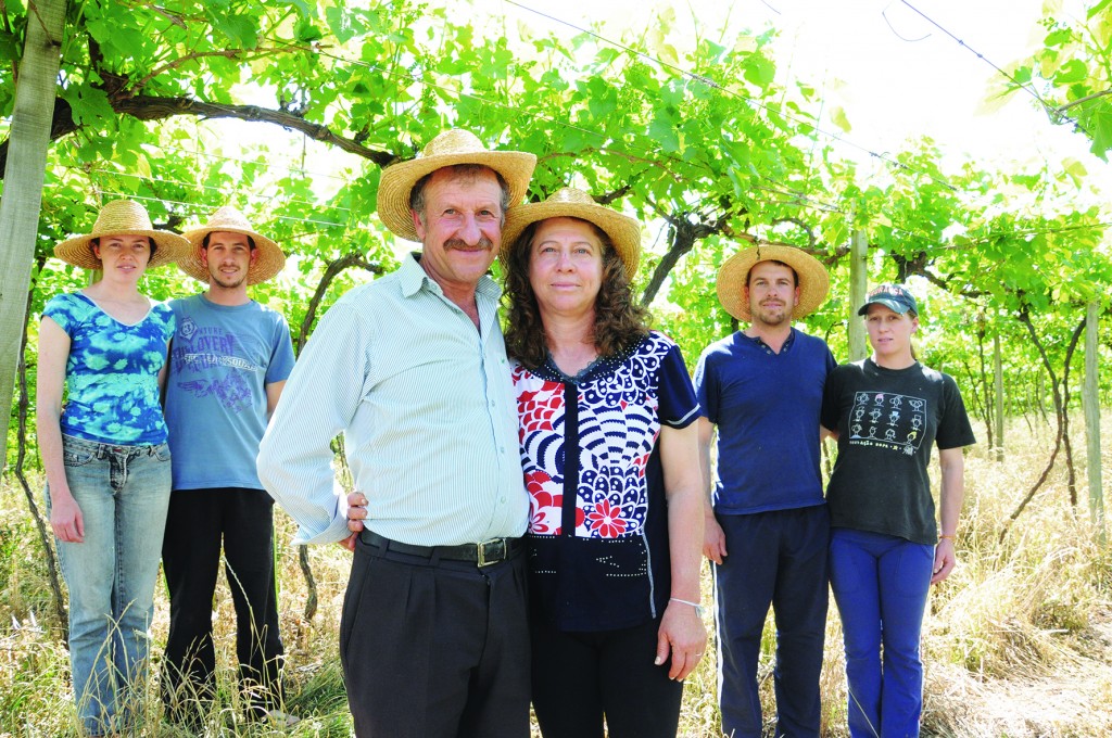Família Girelli, de Farroupilha. (Foto/Larissa Verdi)