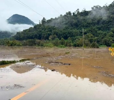 Chuvas em Bento Gonçalves. Imagem: Prefeitura/Divulgação