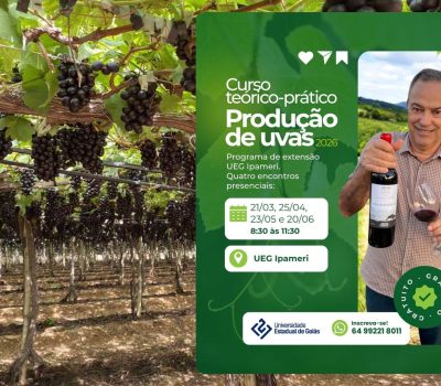 Curso de produção uvas UEG Goiás