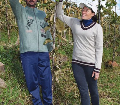 Fabiano Fabro e a esposa Alina participam do projeto na cidade de Farroupilha.