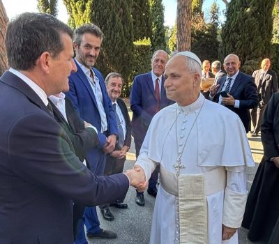 The OIV was invited to the inauguration of the agroecological vineyard of Laudato si’ Higher Edu