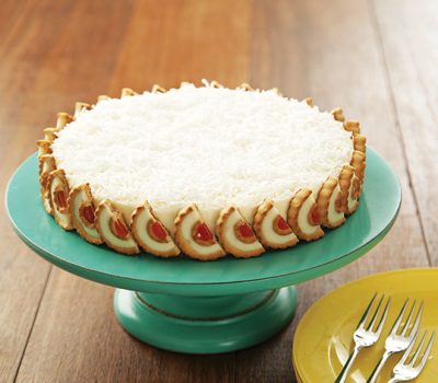 Torta Manjar com Tortinhas Cheesecake