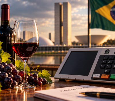 Vinho e Voto em Brasília